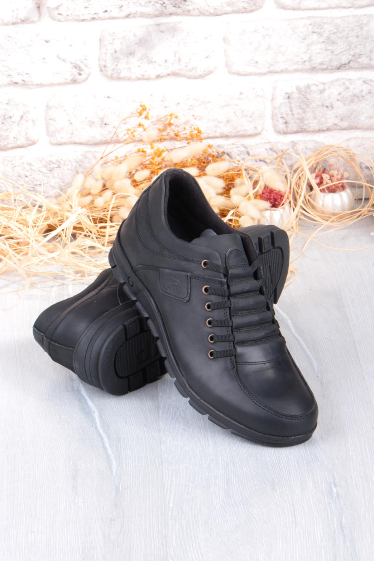 3330 Grezör Rahat Kauçuk Taban Orijinal Hakiki Deri Erkek Ayakkabı - Görsel 7