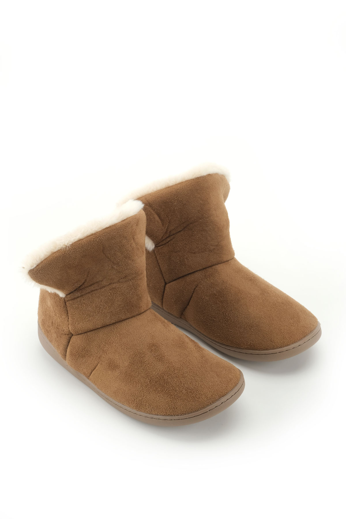 Kadın Kışlık İçi Peluşlu Rahat Taban Ev Bahçe Panduf Bot - Görsel 4