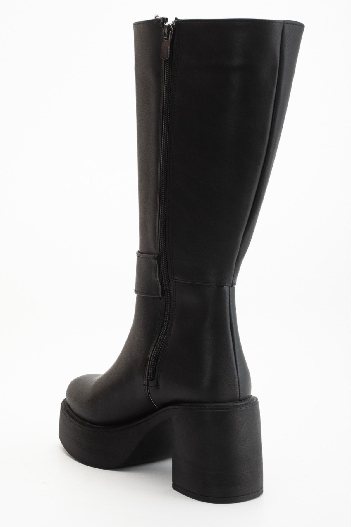 Kadın Aksesuarlı Kalın Taban &amp; Topuklu Çizme 914311-z - Görsel 3