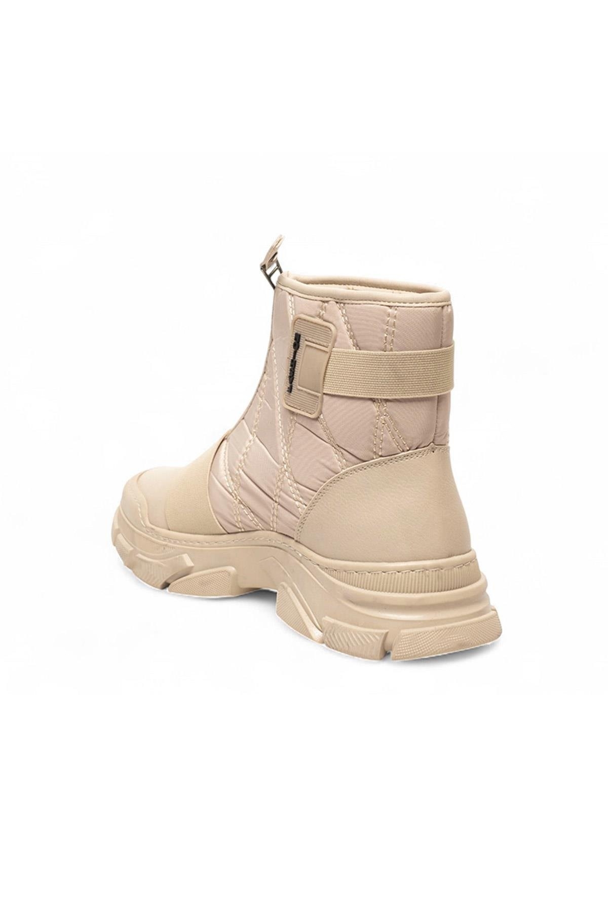 Önden Fermuarlı Model Paraşüt Kumaş Kadın Bot 7650574-z - Görsel 4