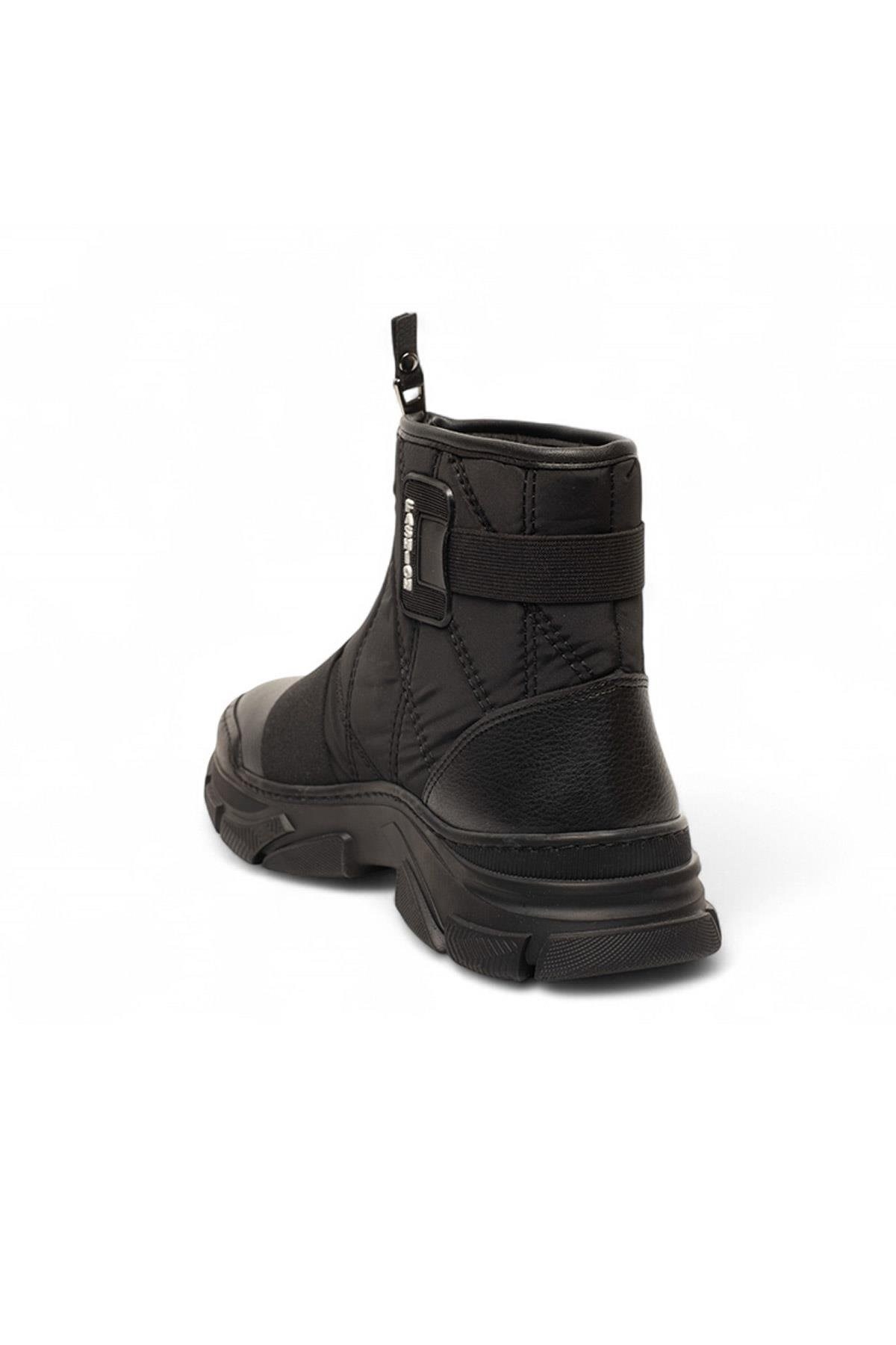 Önden Fermuarlı Model Paraşüt Kumaş Kadın Bot 7650574-z - Görsel 4