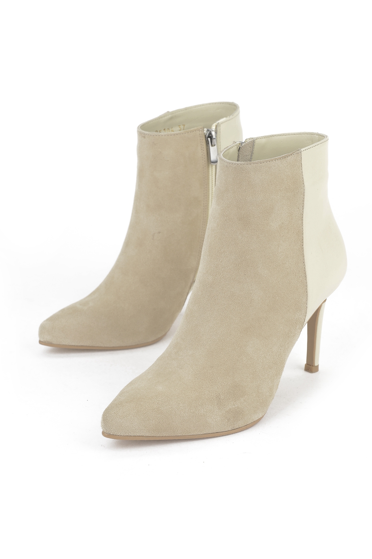 Kadın Hakiki Deri Bot 1531030Z25104 Kum - Görsel 6