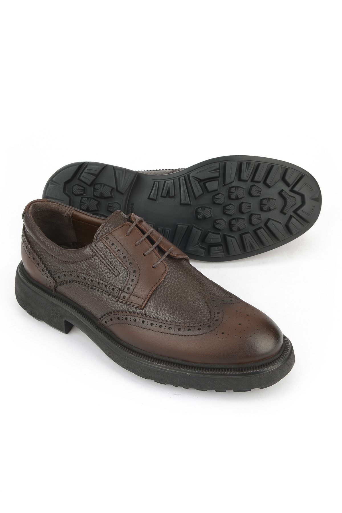Erkek Hakiki Deri Ayakkabı 1531007Z4205 Kahve - Görsel 5