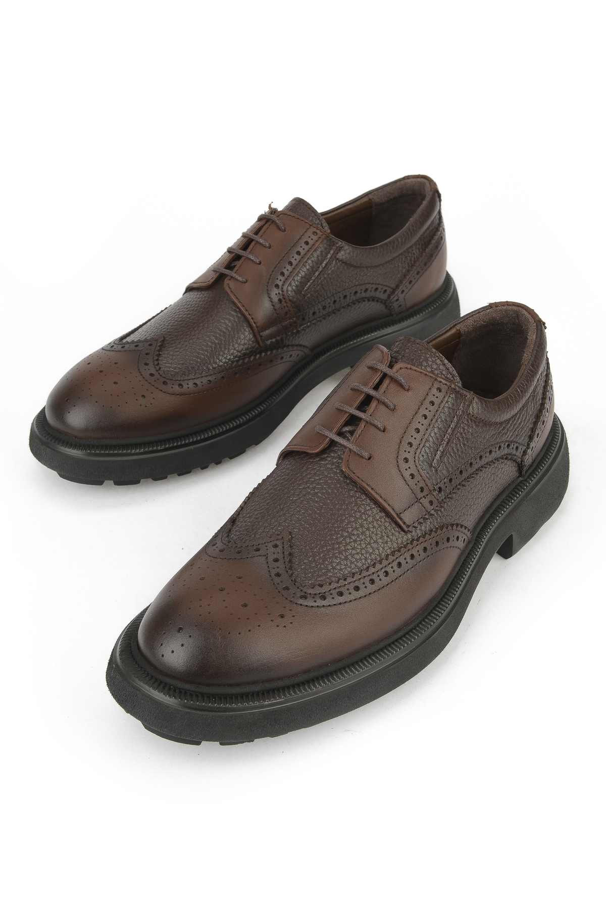 Erkek Hakiki Deri Ayakkabı 1531007Z4205 Kahve - Görsel 6
