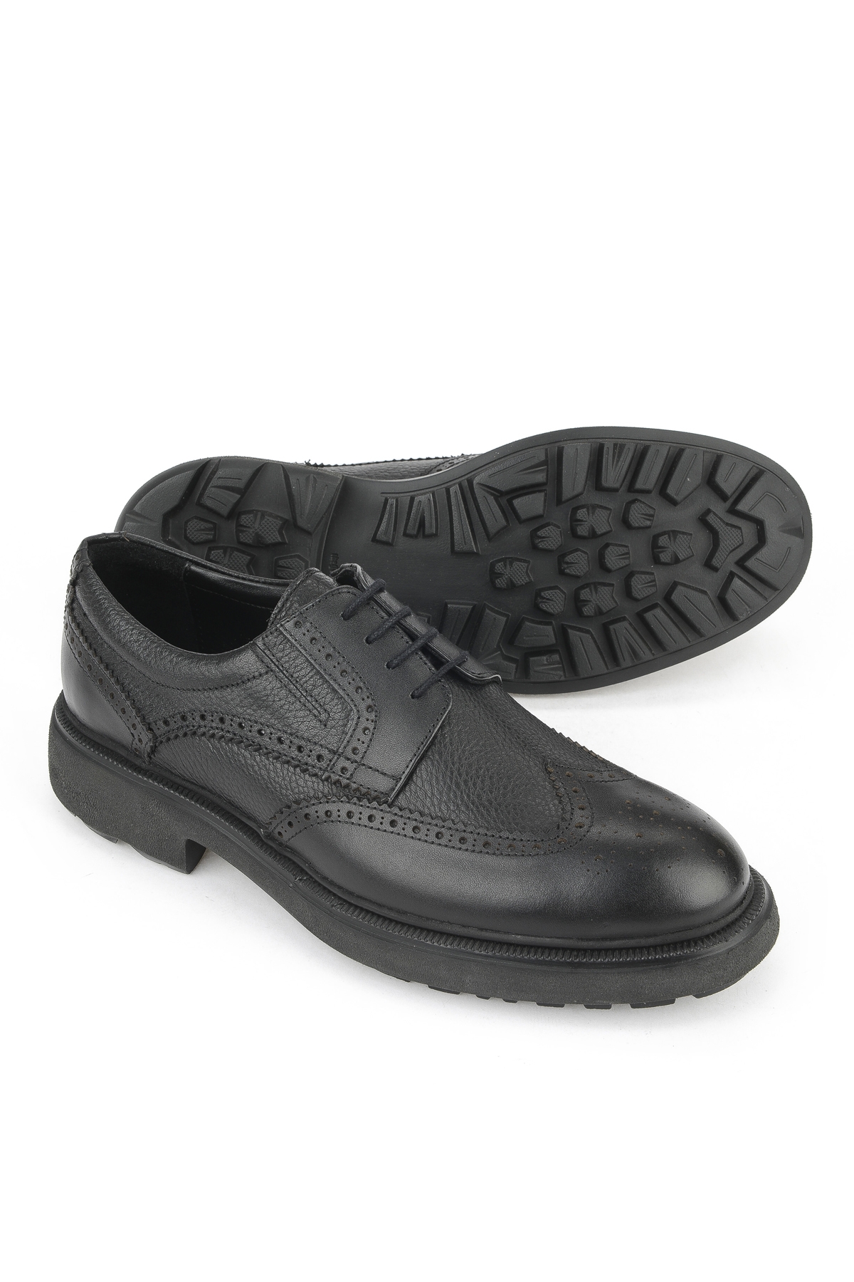 Erkek Hakiki Deri Ayakkabı 1531007Z4205 Siyah - Görsel 5