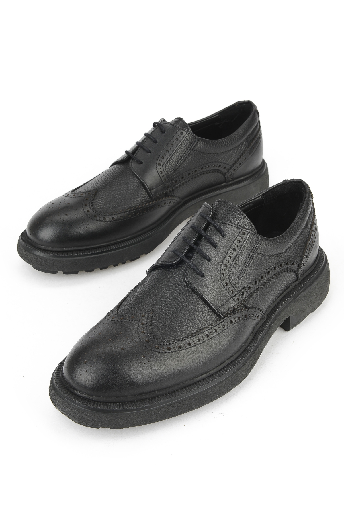 Erkek Hakiki Deri Ayakkabı 1531007Z4205 Siyah - Görsel 6