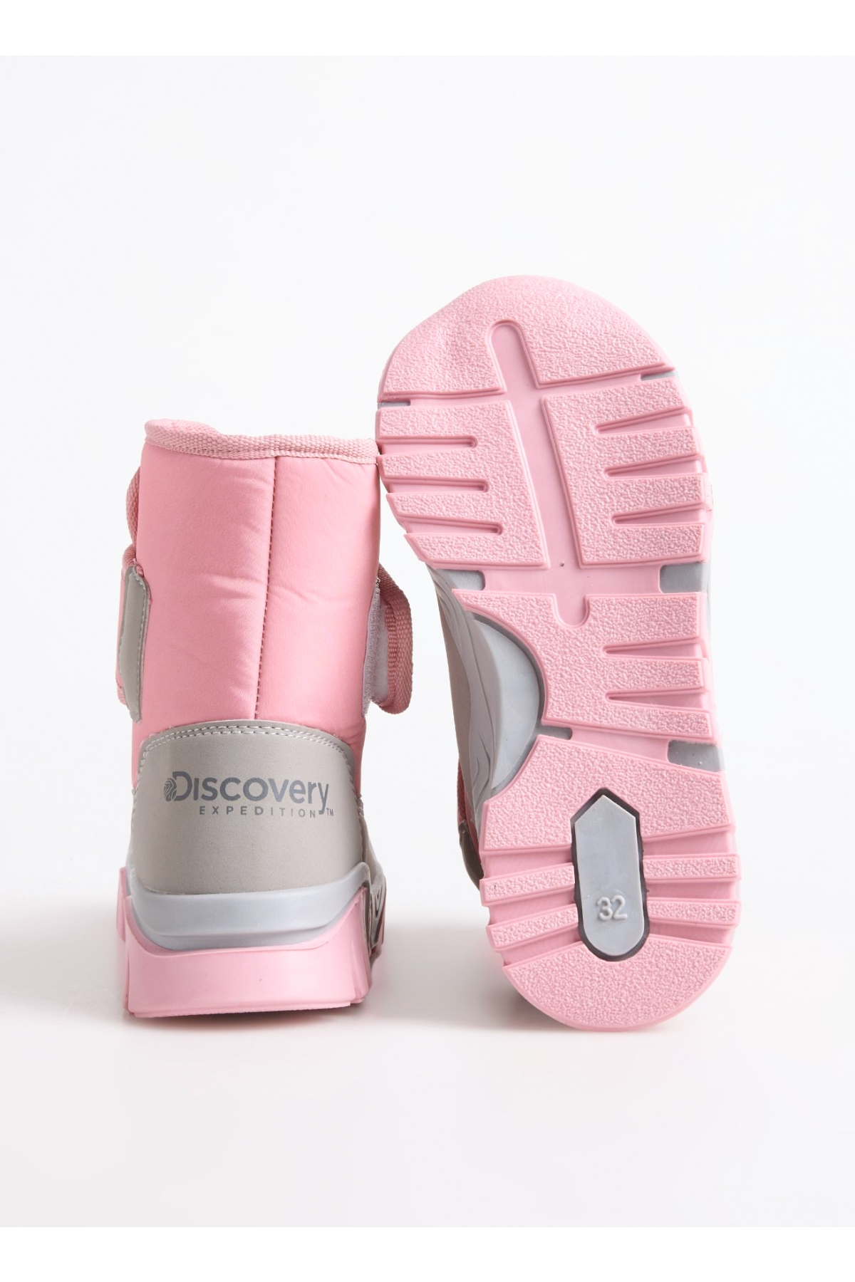 Gri - Pembe Kız Çocuk Kar Botu FRIBORD-G - Görsel 5