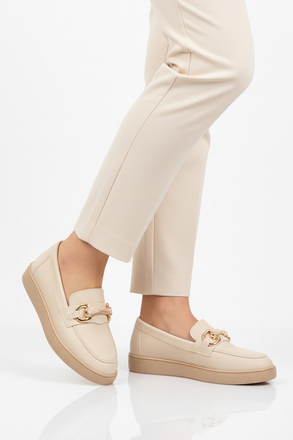 Aspor Bej Kadın Casual Ayakkabı - Görsel 2