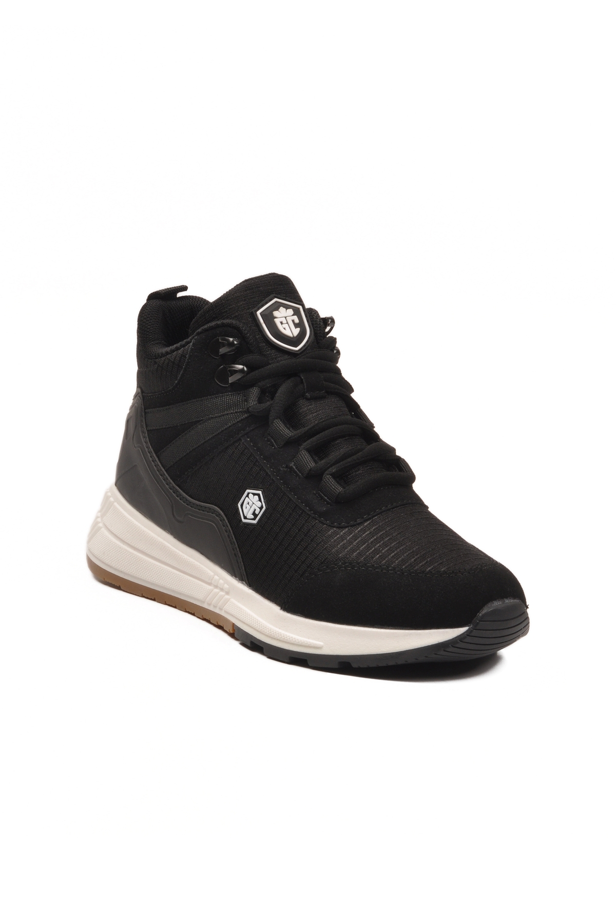 Aspor Siyah Beyaz Bağcıklı Unisex Sneaker Bot - Görsel 4