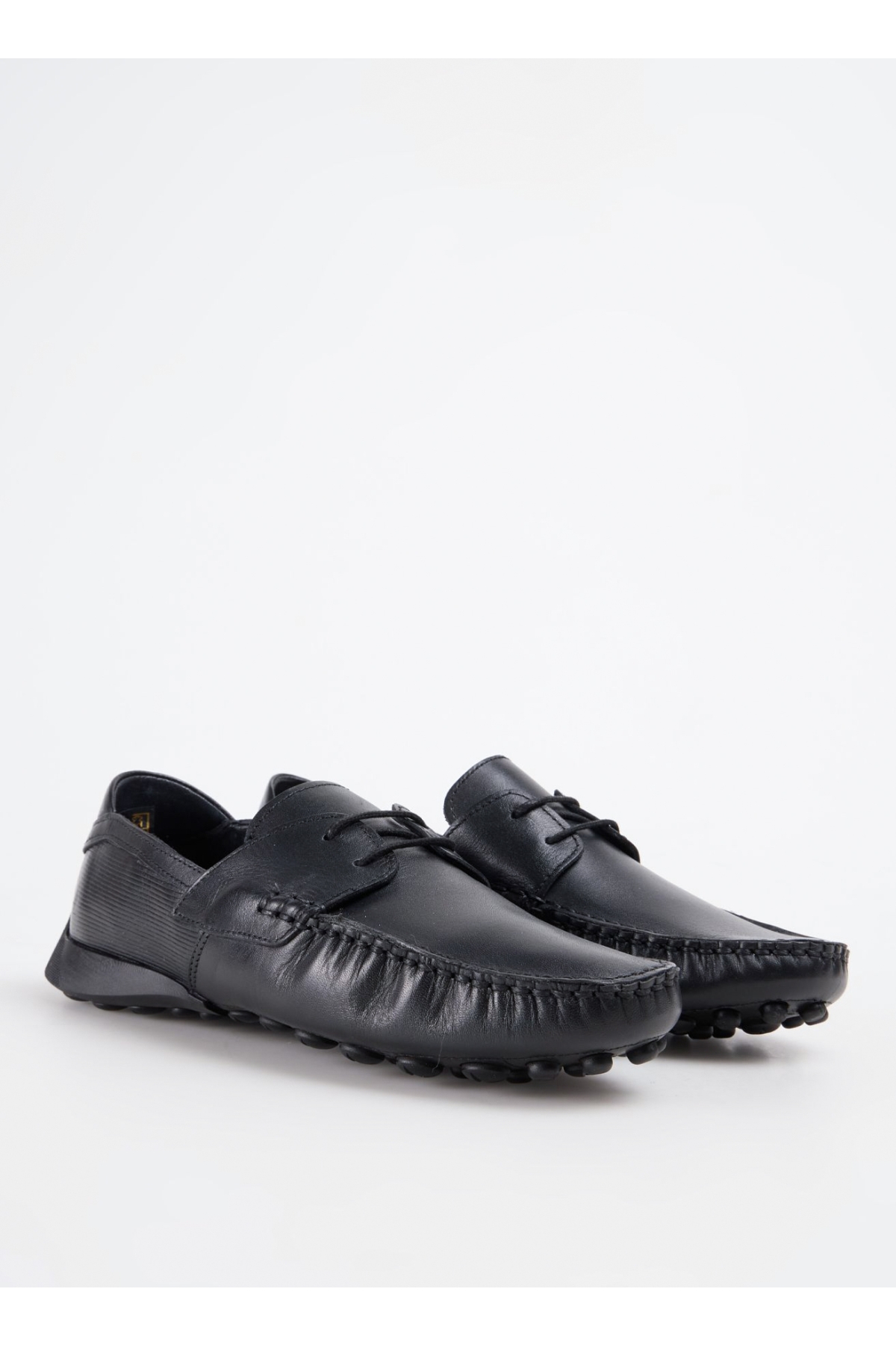 Deri Siyah Erkek Günlük Ayakkabı ARDO - Görsel 3