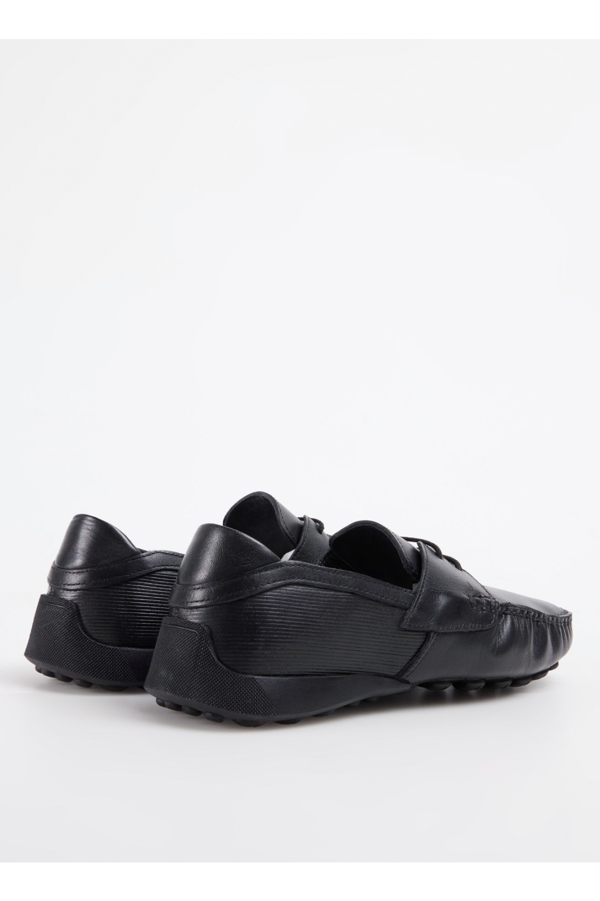Deri Siyah Erkek Günlük Ayakkabı ARDO - Görsel 4