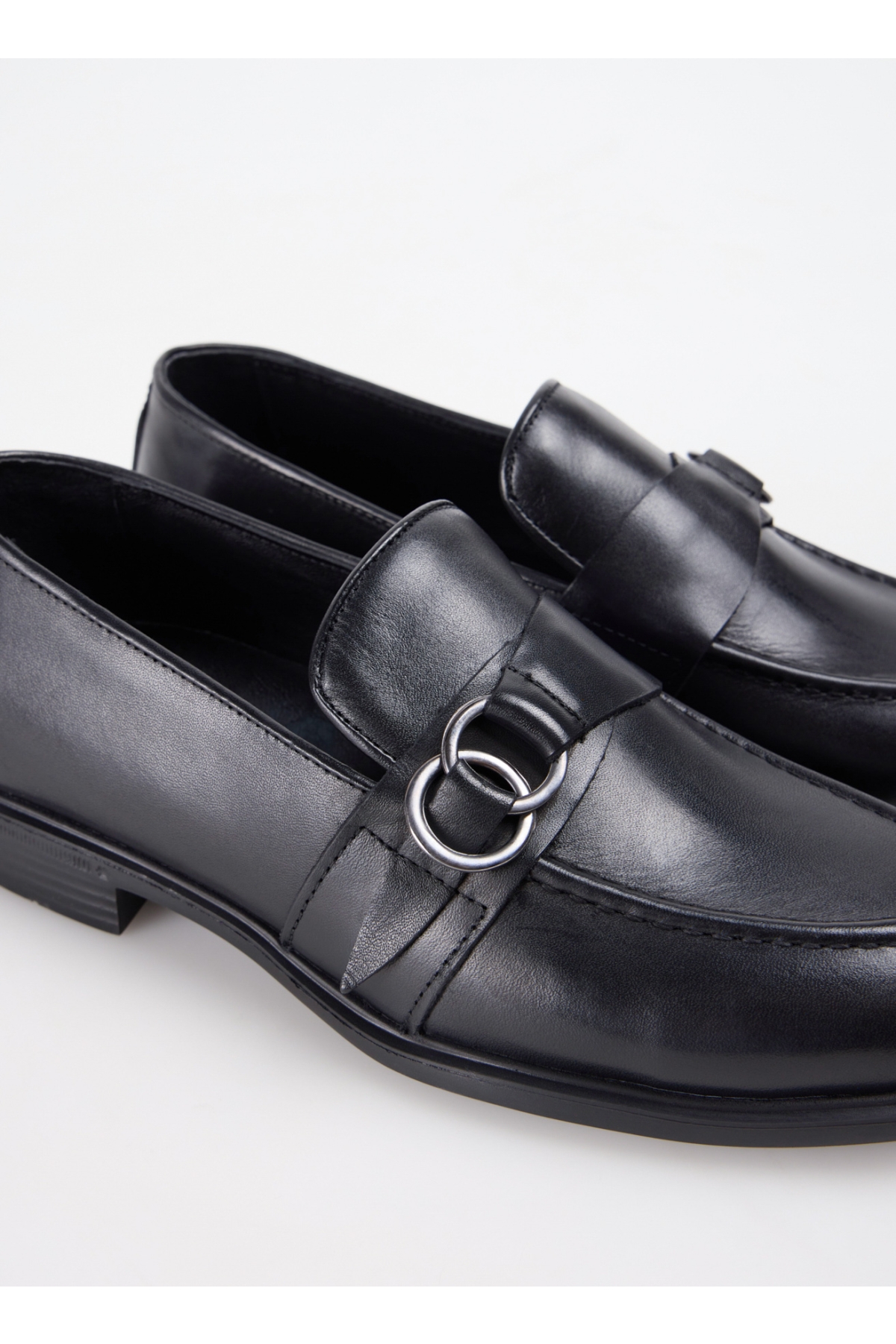 Deri Siyah Erkek Günlük Ayakkabı HAGEN - Görsel 6