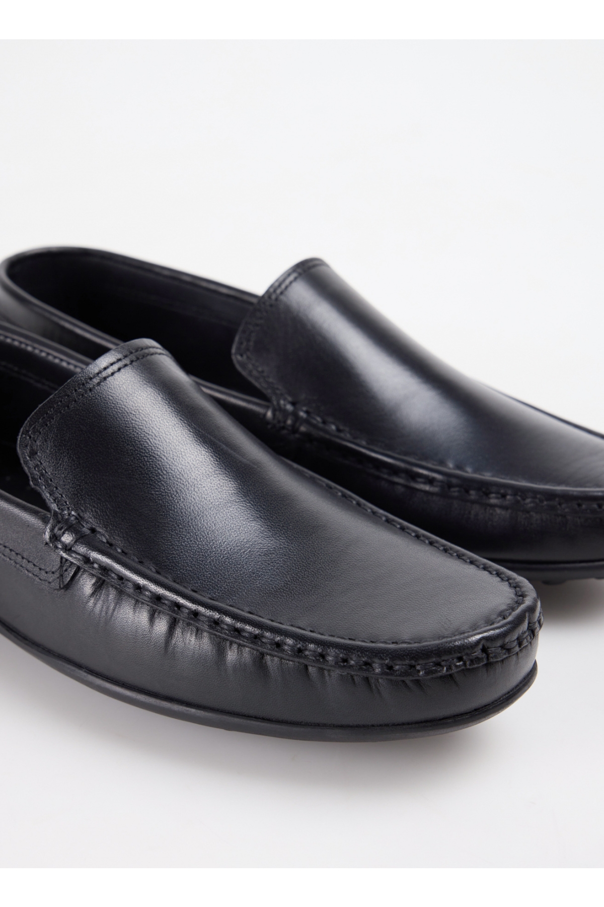 Deri Siyah Erkek Günlük Ayakkabı ABEL - Görsel 6