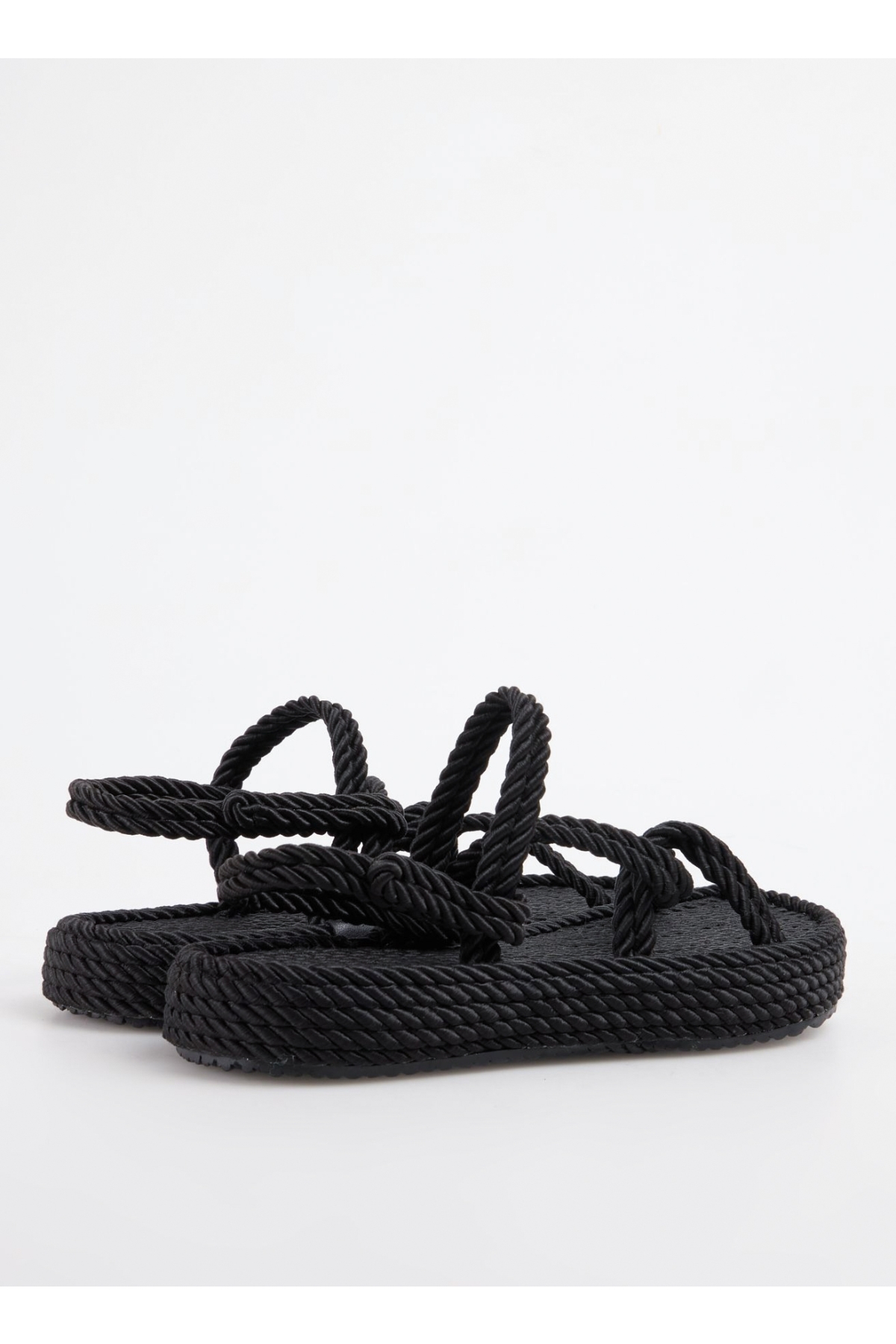 Siyah Kadın Sandalet CHONG - Görsel 4