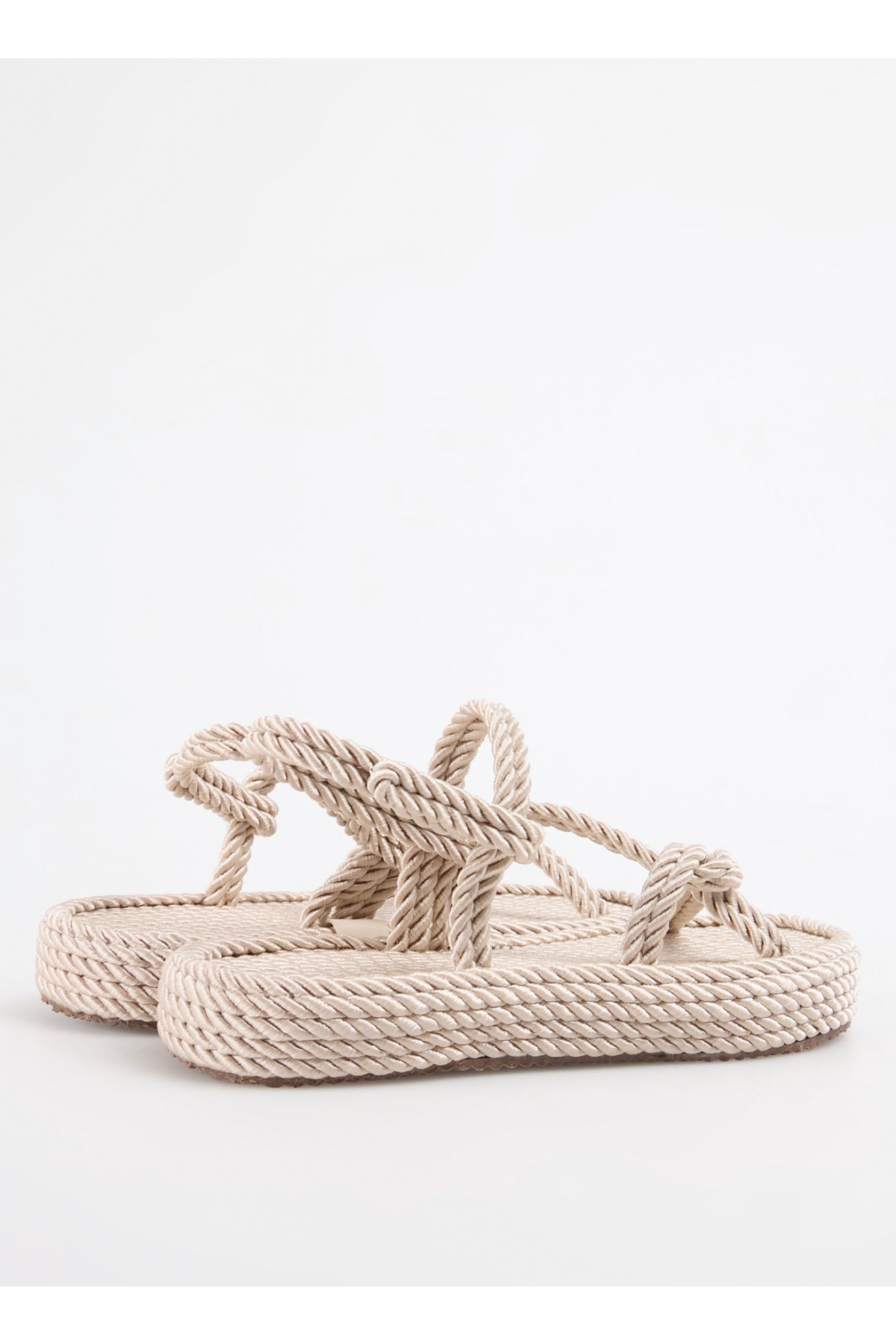 F By Fabrika F By Fabrika Bej Kadın Sandalet CHONG Sandalet & Terlik | Flo Bej - 4. görsel