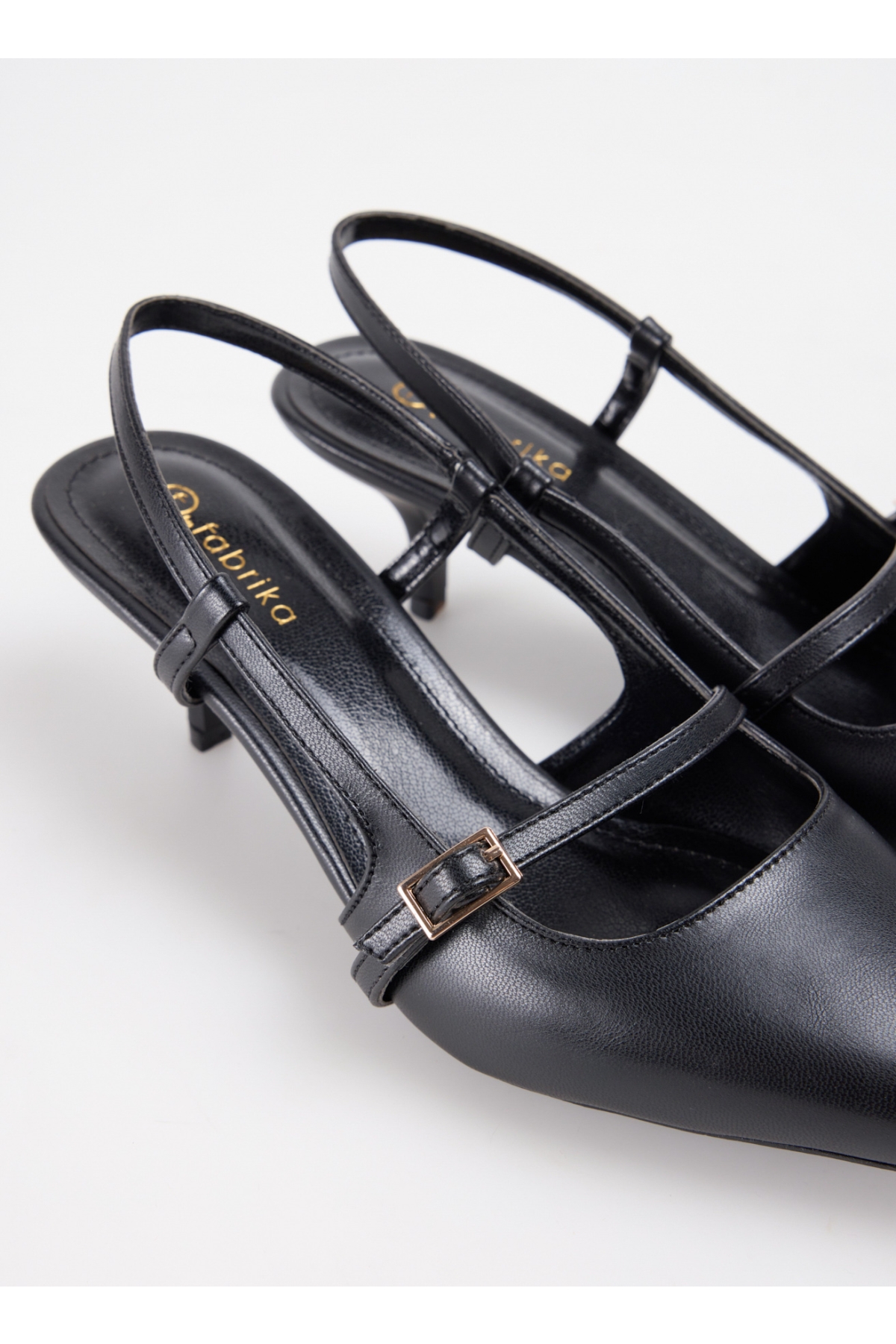 Siyah Kadın Topuklu Sandalet ALCARA - Görsel 6