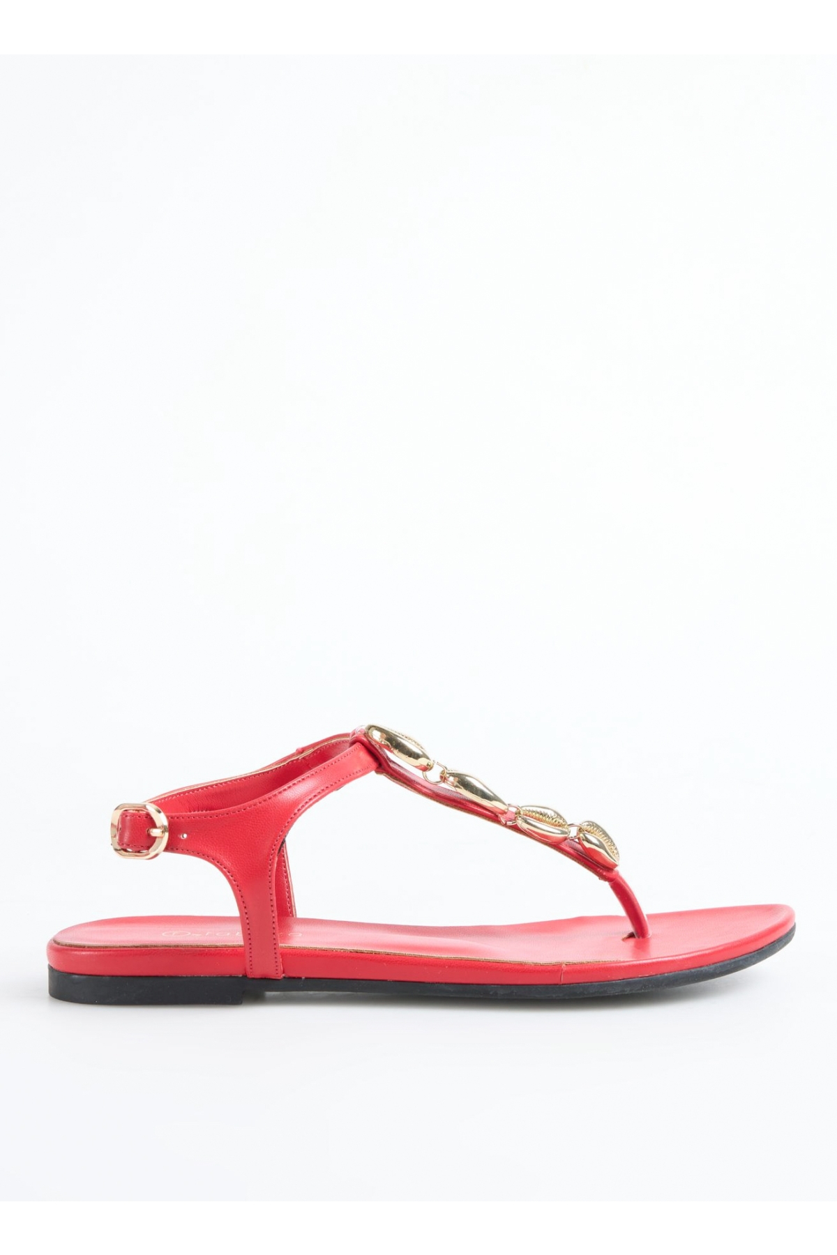 Kırmızı Kadın Sandalet LULE - Görsel 2