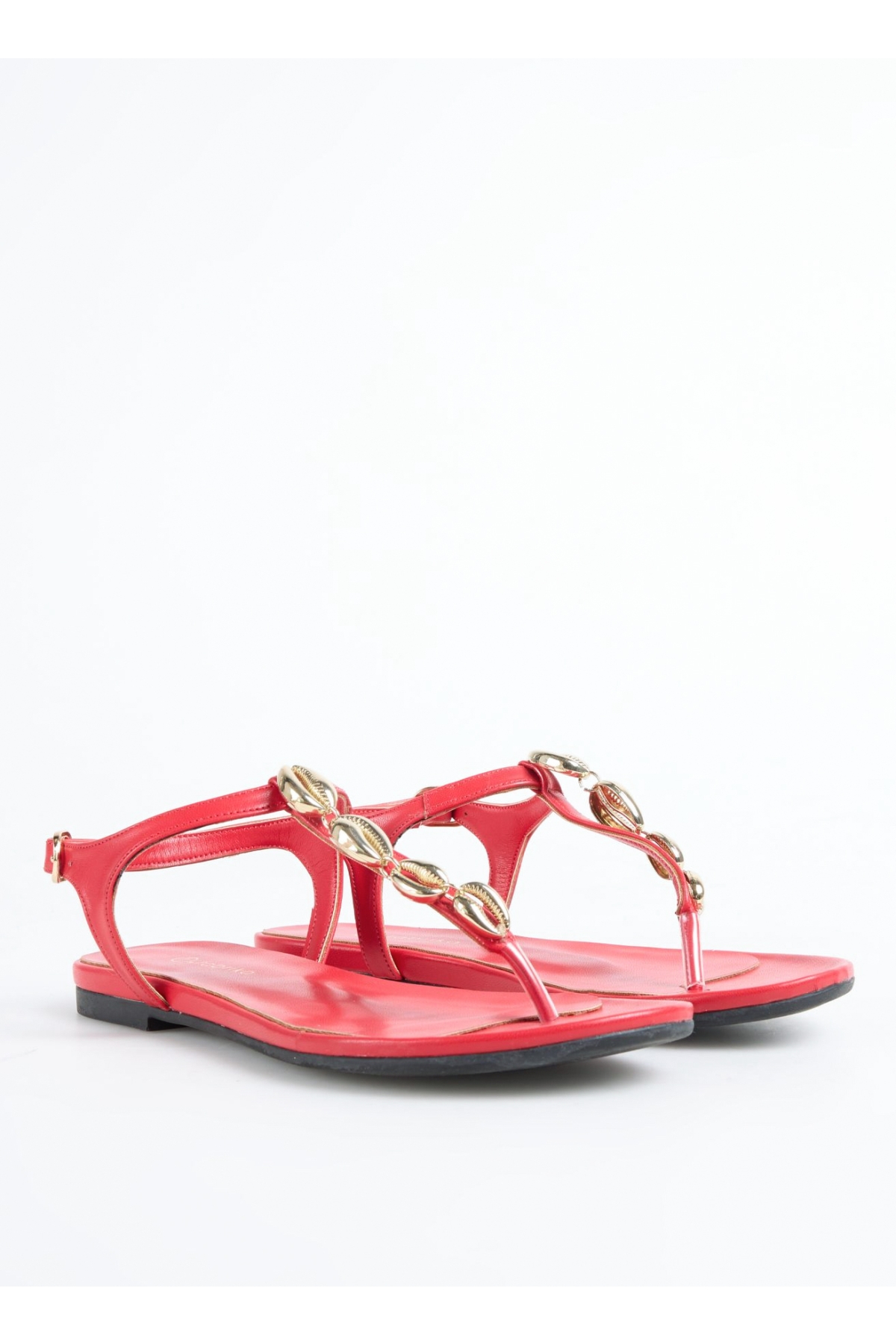 Kırmızı Kadın Sandalet LULE - Görsel 3