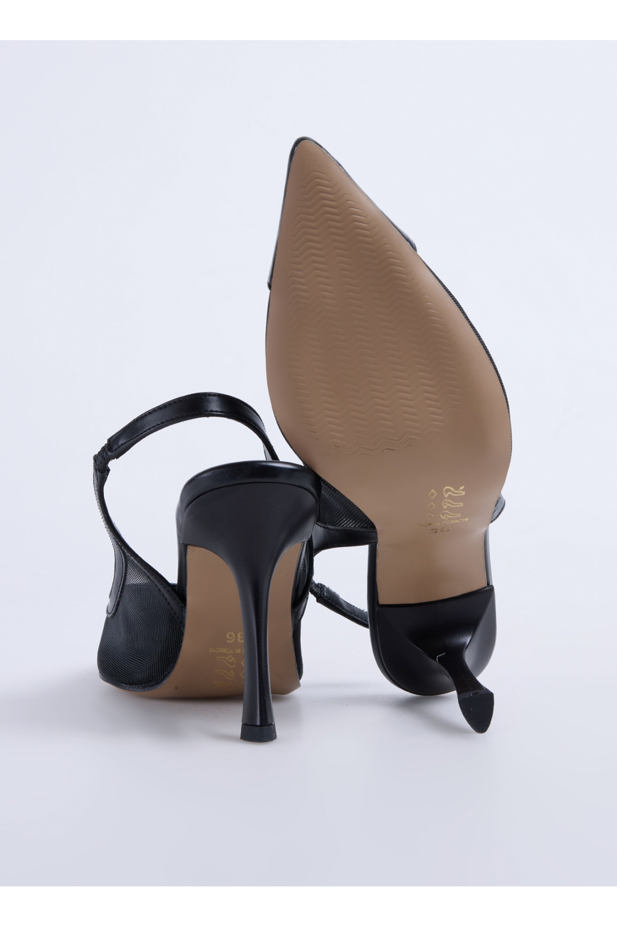 Siyah Kadın Topuklu Sandalet BIDELIA - Görsel 5