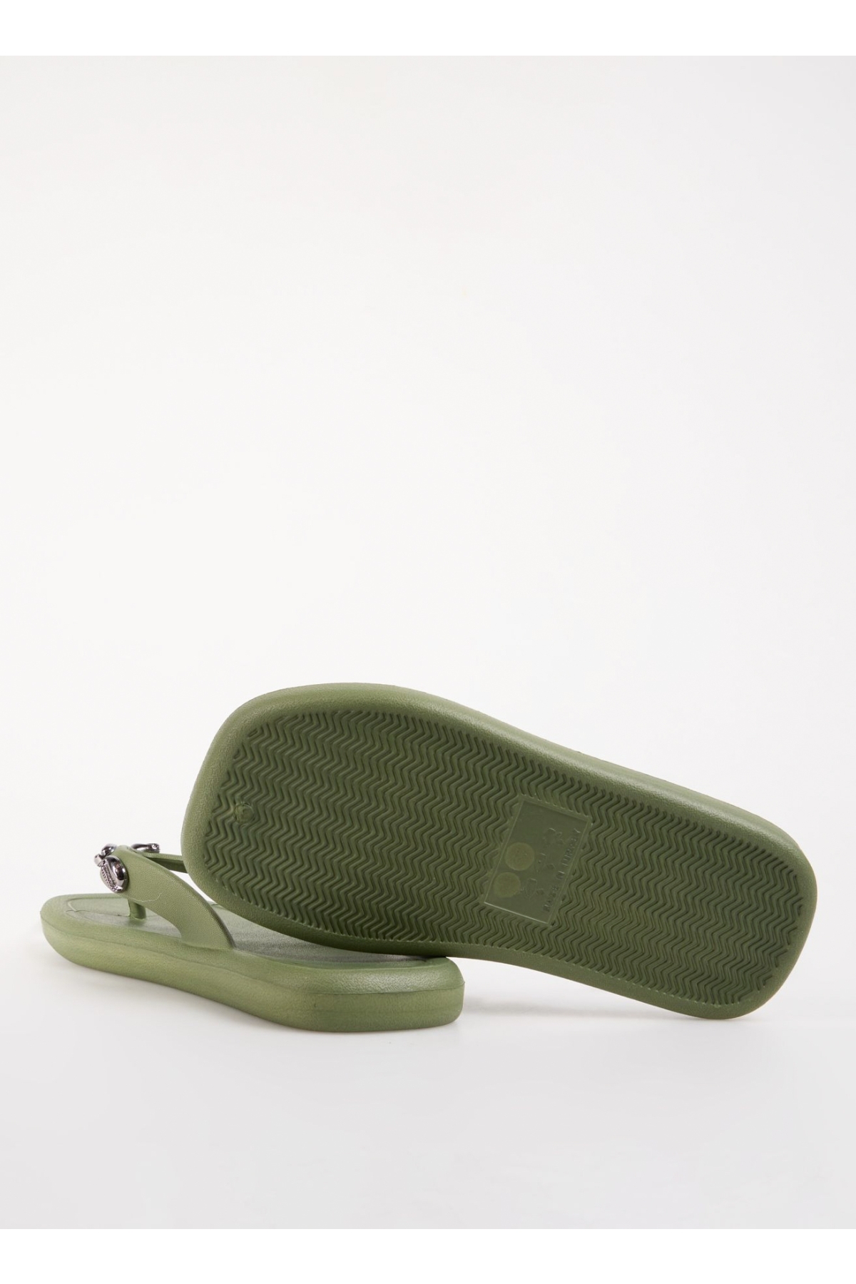 Haki Kadın Plaj Terliği HELENA - Görsel 5