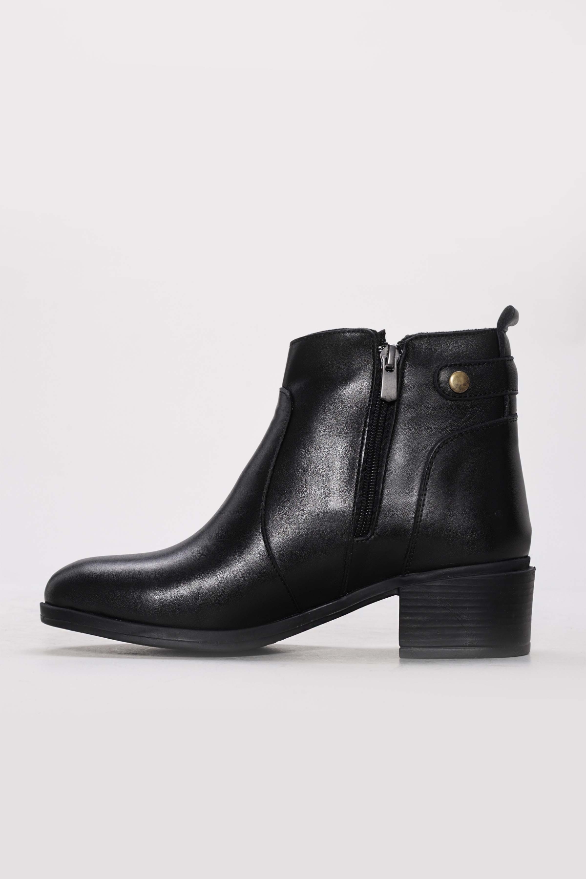 Hakiki Deri Kadın Dolgu Topuk Bot 164SZA04 - Görsel 3