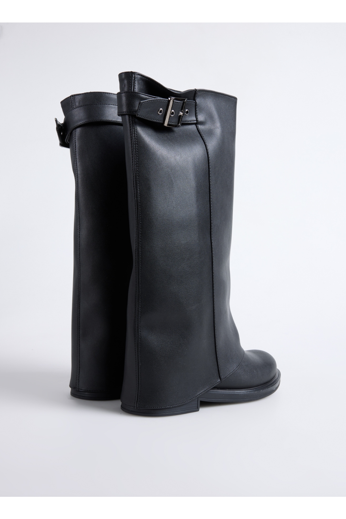 Siyah Kadın Çizme FALLON-CHEN - Görsel 4