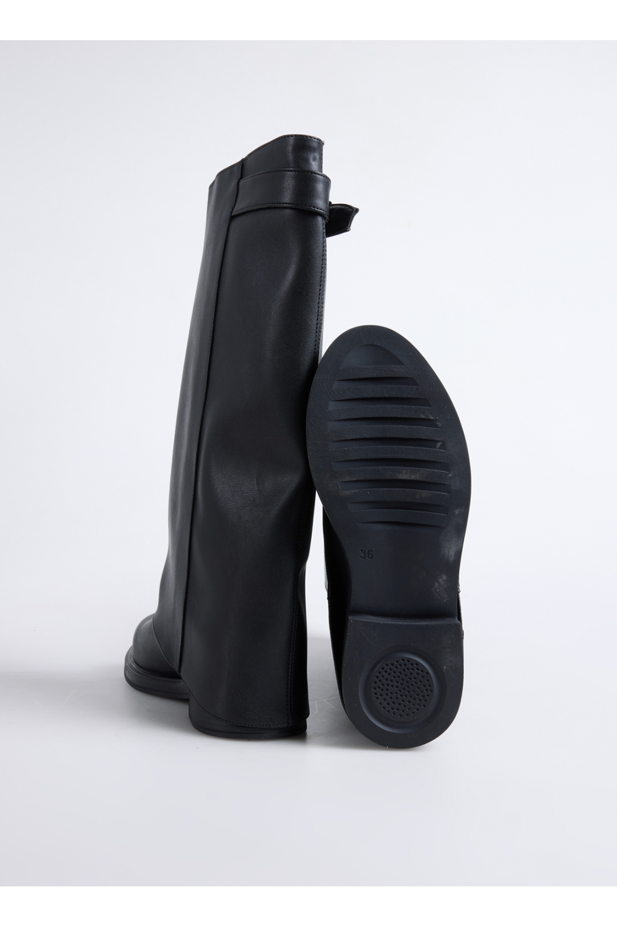 Siyah Kadın Çizme FALLON-CHEN - Görsel 5