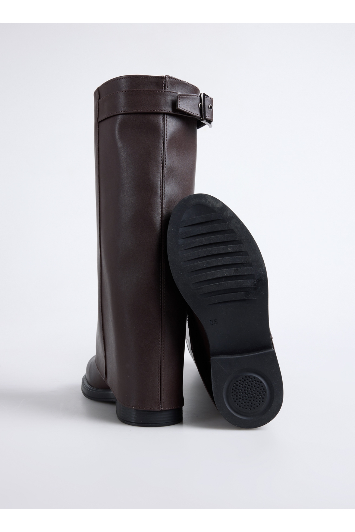Kahve Kadın Çizme FALLON-CHEN - Görsel 5