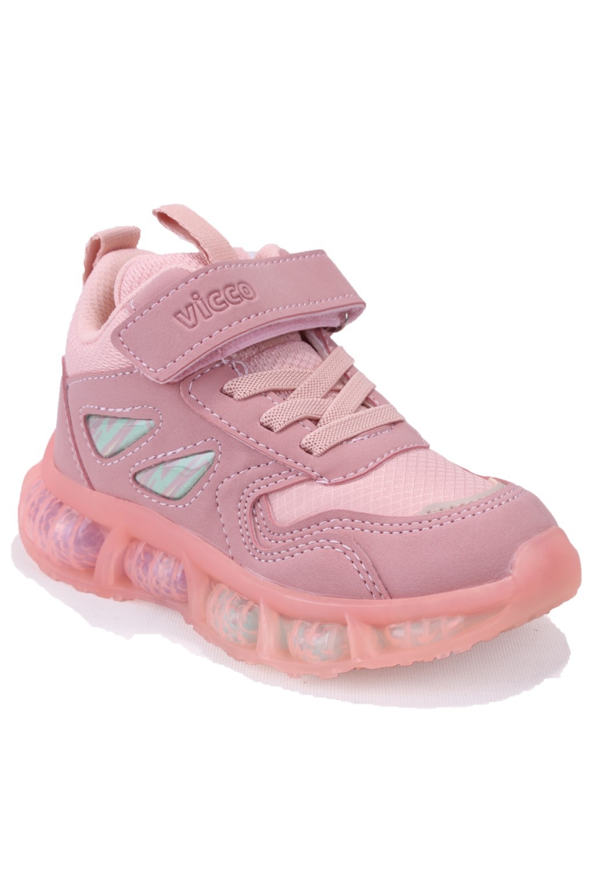Willow 946P23K380 Pudra Ortopedik Günlük Işıklı Kız Çocuk Spor Bot - Görsel 2