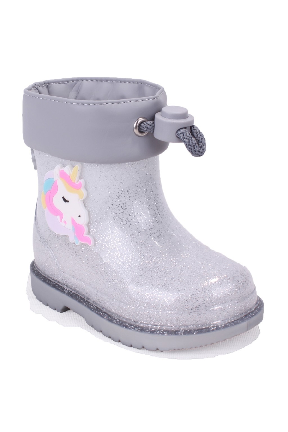 İgor W10339 Bimbi Unicornio Gümüş Ortopedik Kız Çocuk Yağmur Çizme - Görsel 2