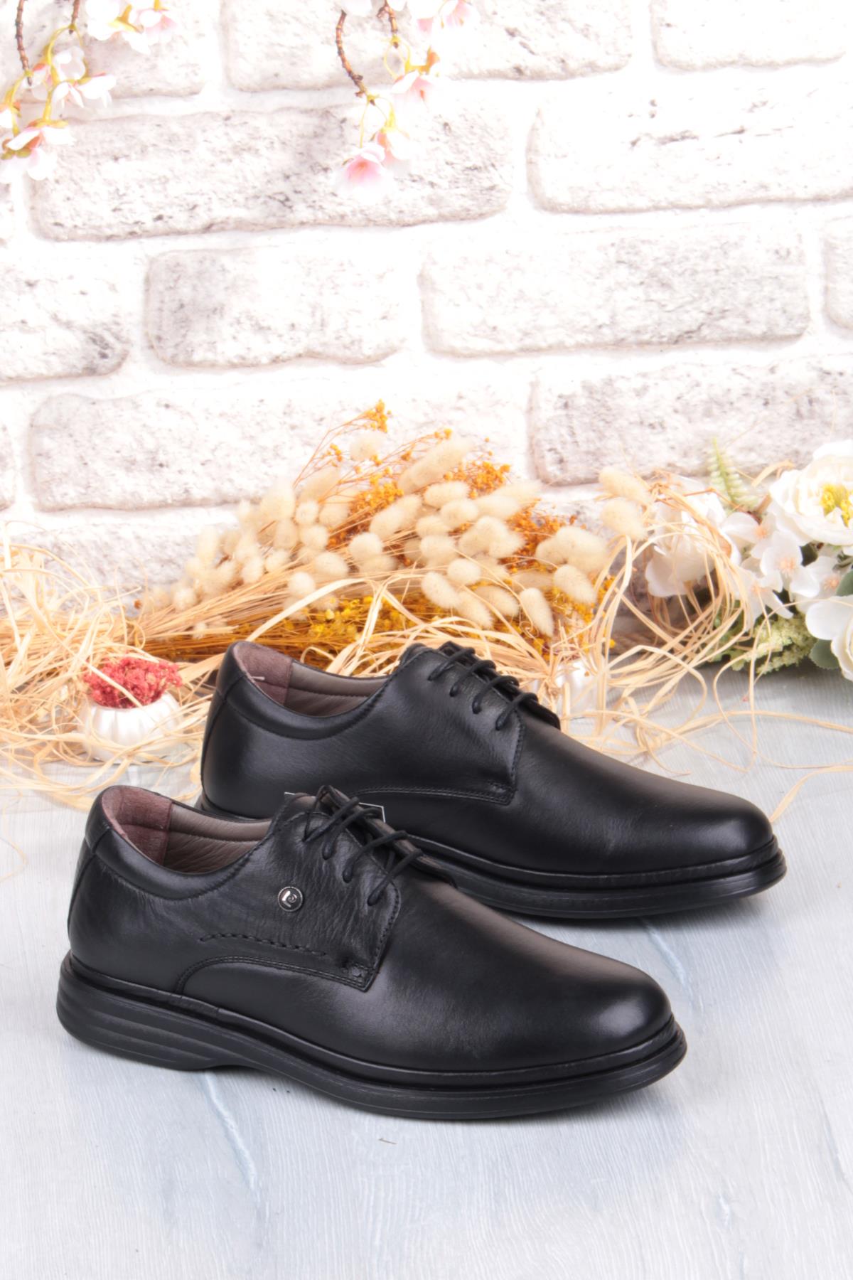 146405 Bağçıklı Comfy Orijinal Ürün Rahat Yumuşak Hakiki Deri Erkek Ayakkabı - Görsel 2