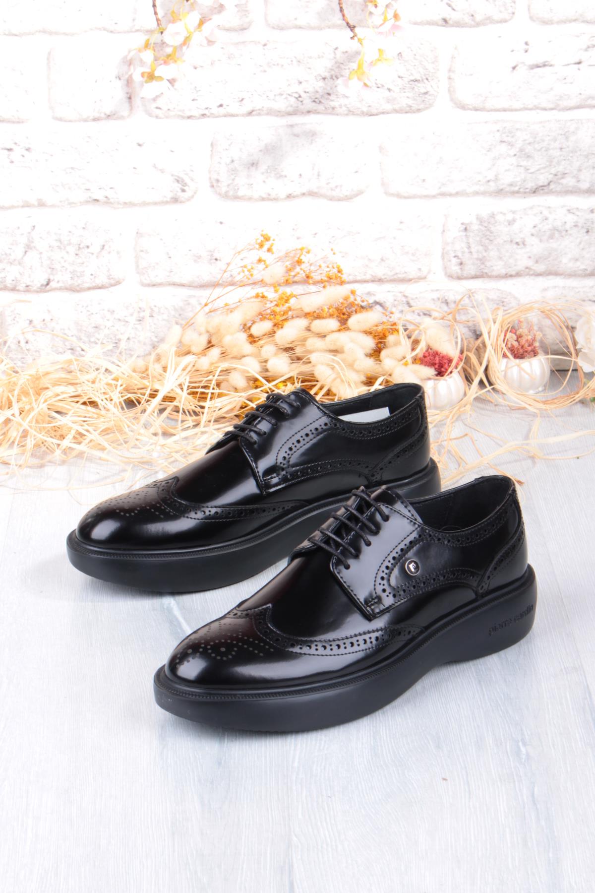 70913 Siyah Açma Damat Ayakkabısı Takım Ayakkabısı Erkek Ayakkabı - Görsel 5