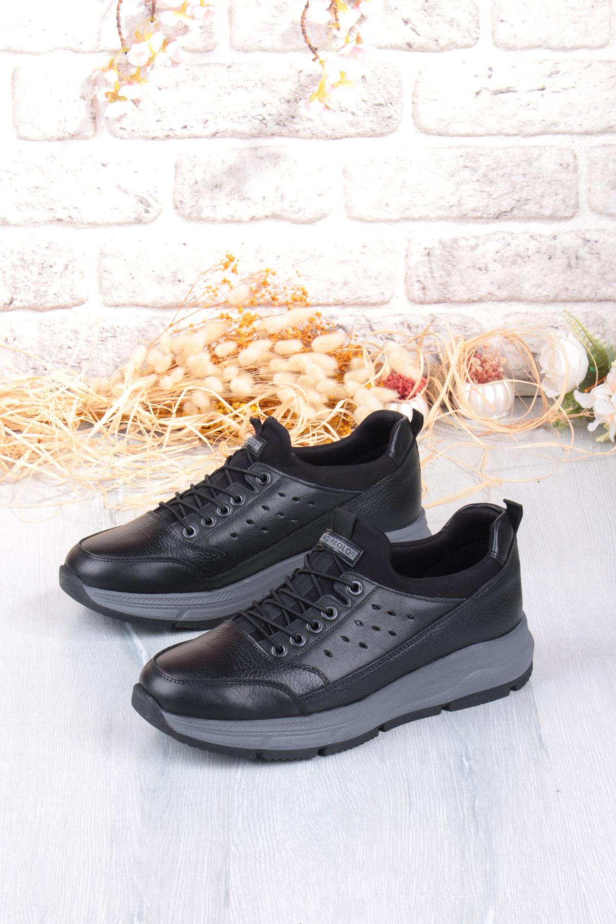 I1308 Energy Hafif Rahat Hakiki Deri Erkek Ayakkabı - Görsel 5