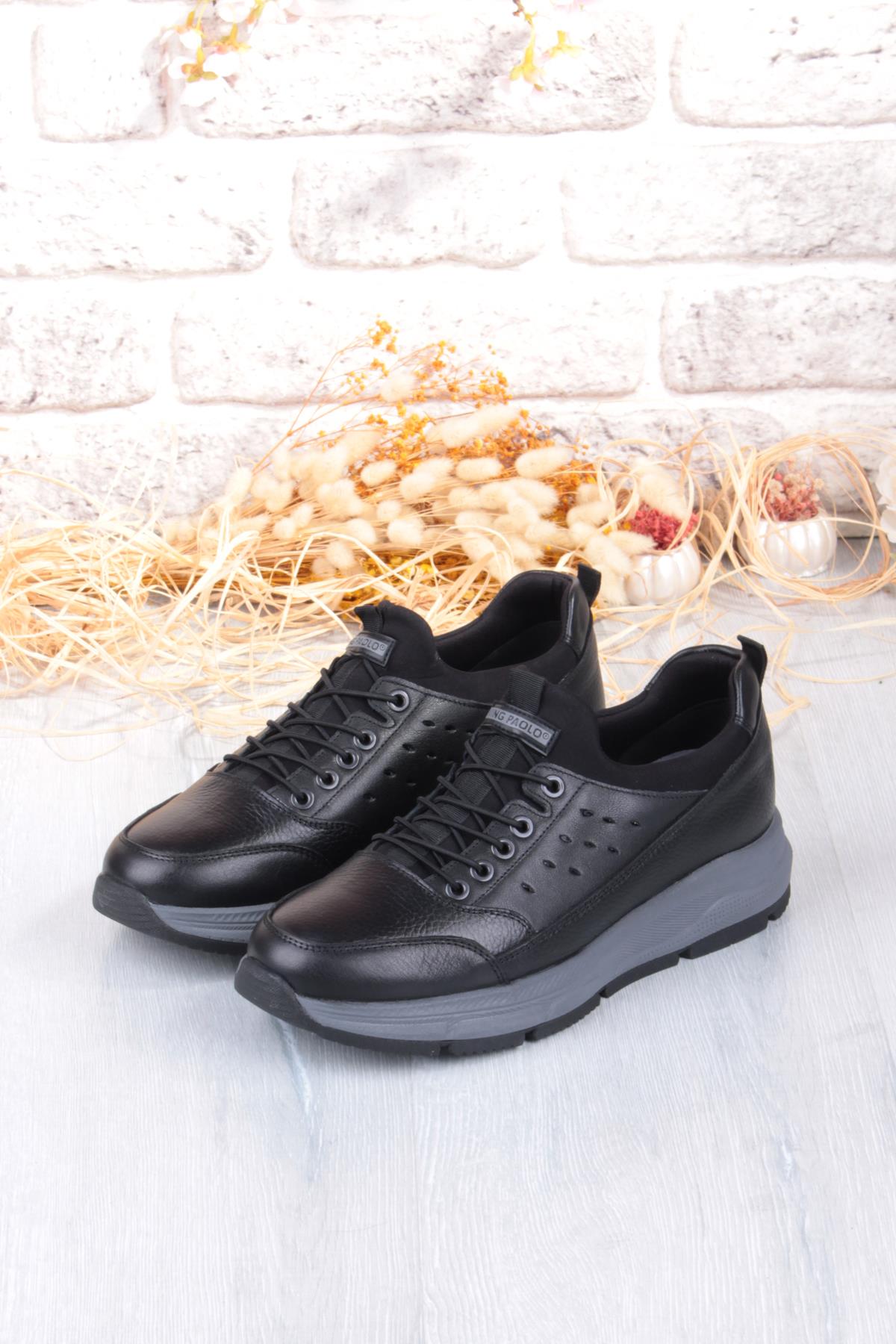 I1308 Energy Hafif Rahat Hakiki Deri Erkek Ayakkabı - Görsel 8