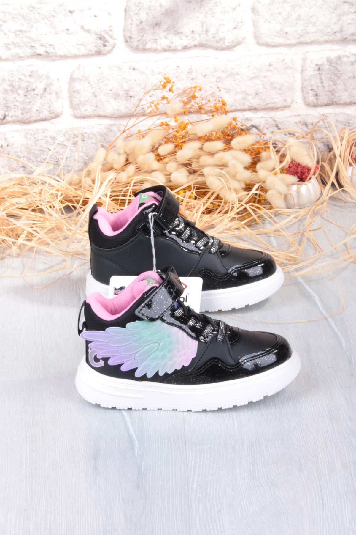 Cool Helen Rahat Hafif Kanat Figürlü Bilekli Sneaker Kız Çocuk Ayakkabı - Görsel 3