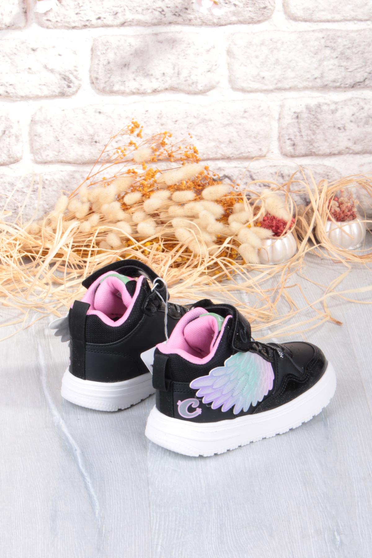 Cool Helen Rahat Hafif Kanat Figürlü Bilekli Sneaker Kız Çocuk Ayakkabı - Görsel 6