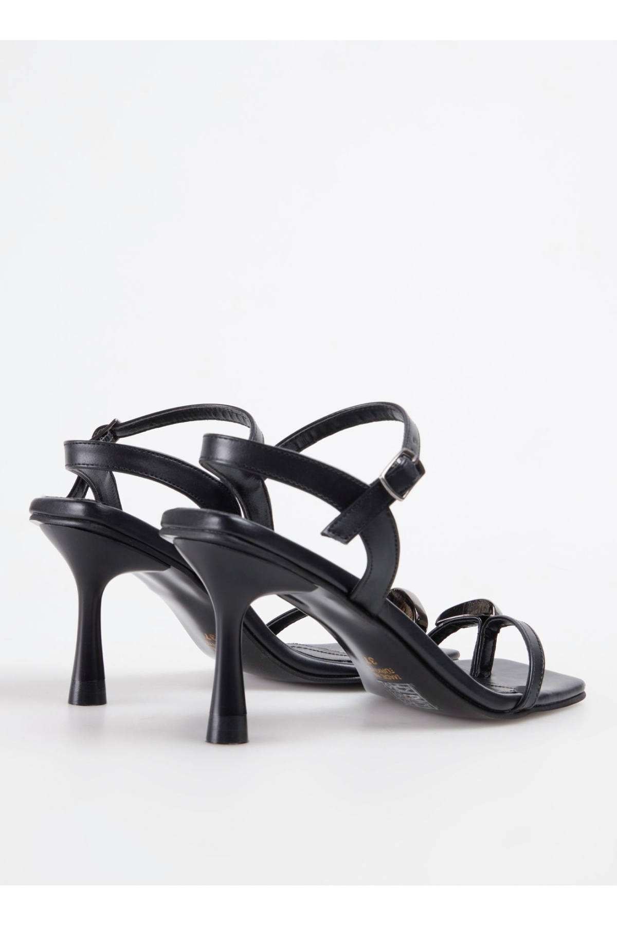 Siyah Kadın Topuklu Sandalet BRIGID - Görsel 4
