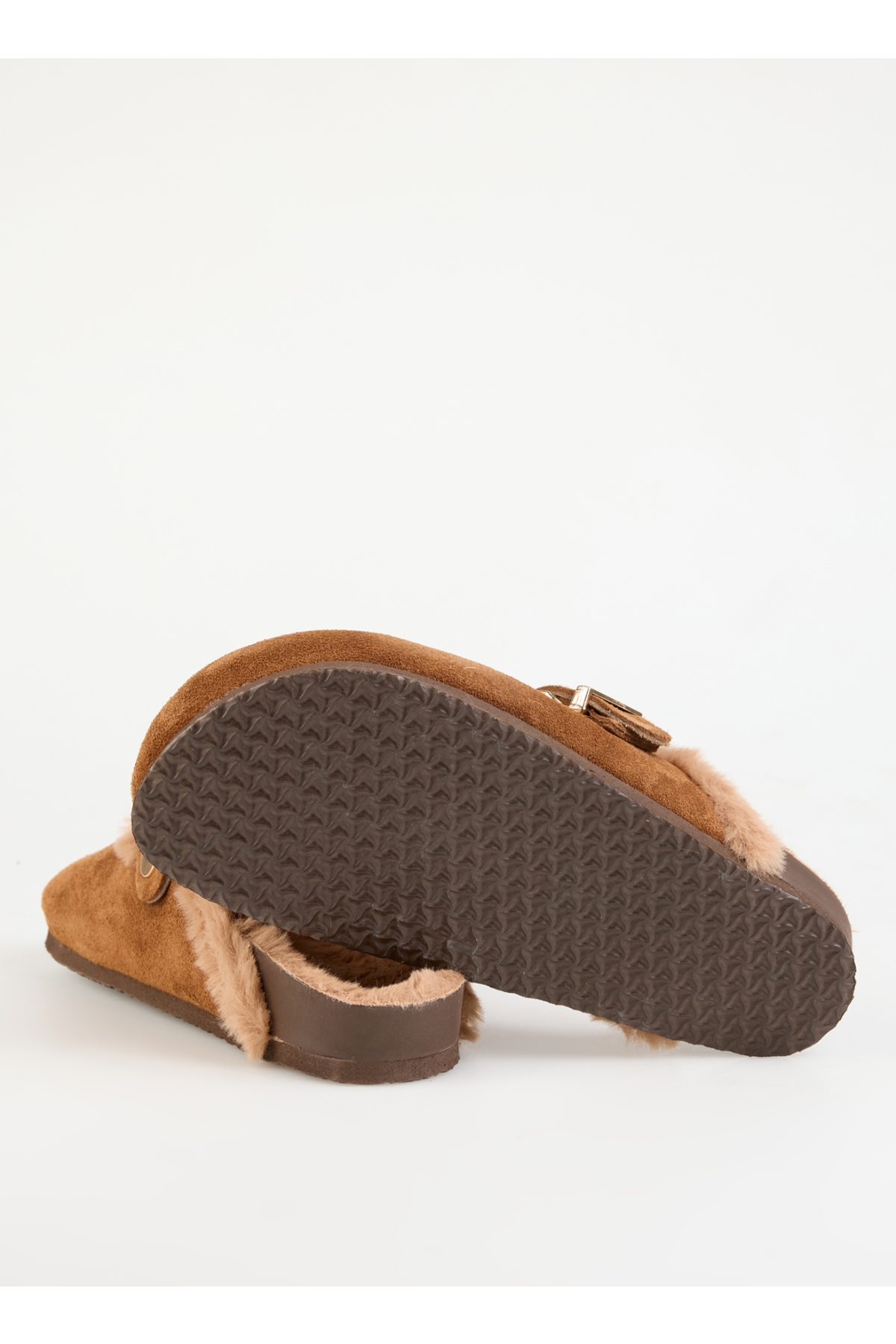 Taba Kadın Süet Terlik KAYRAN - Görsel 5