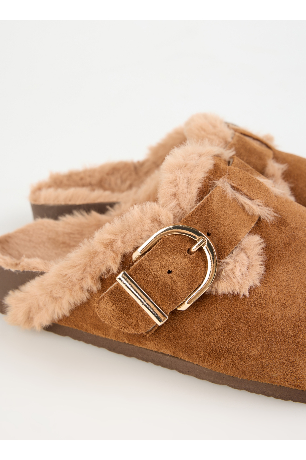 Taba Kadın Süet Terlik KAYRAN - Görsel 6