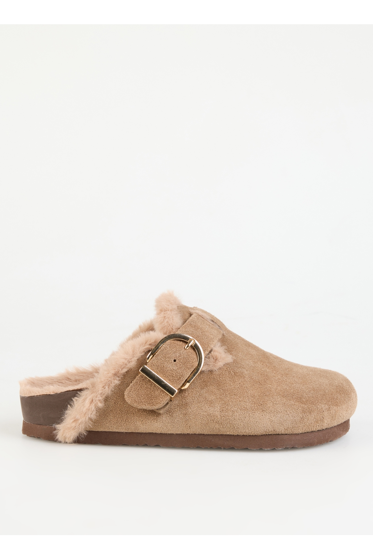 Vizon Kadın Süet Terlik KAYRAN - Görsel 2