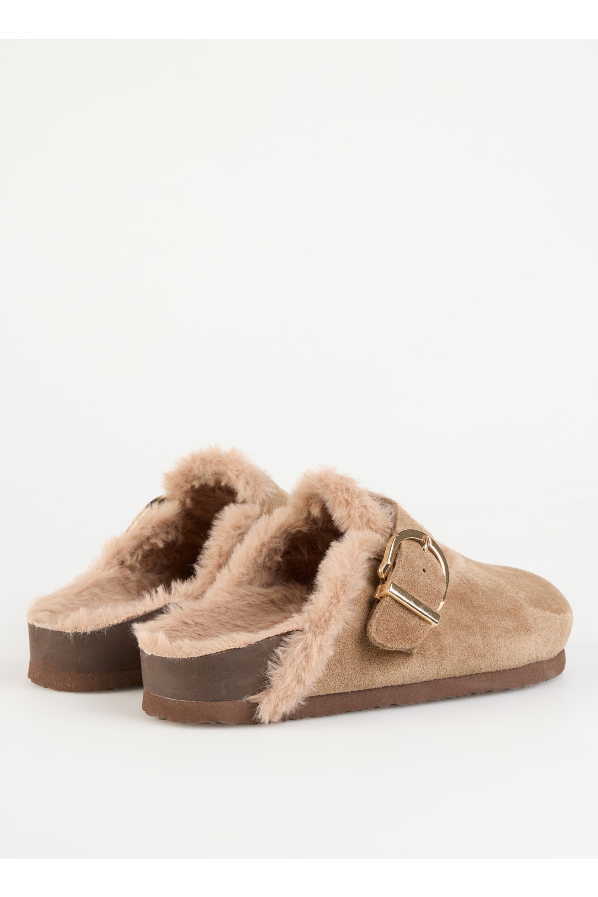 Vizon Kadın Süet Terlik KAYRAN - Görsel 4