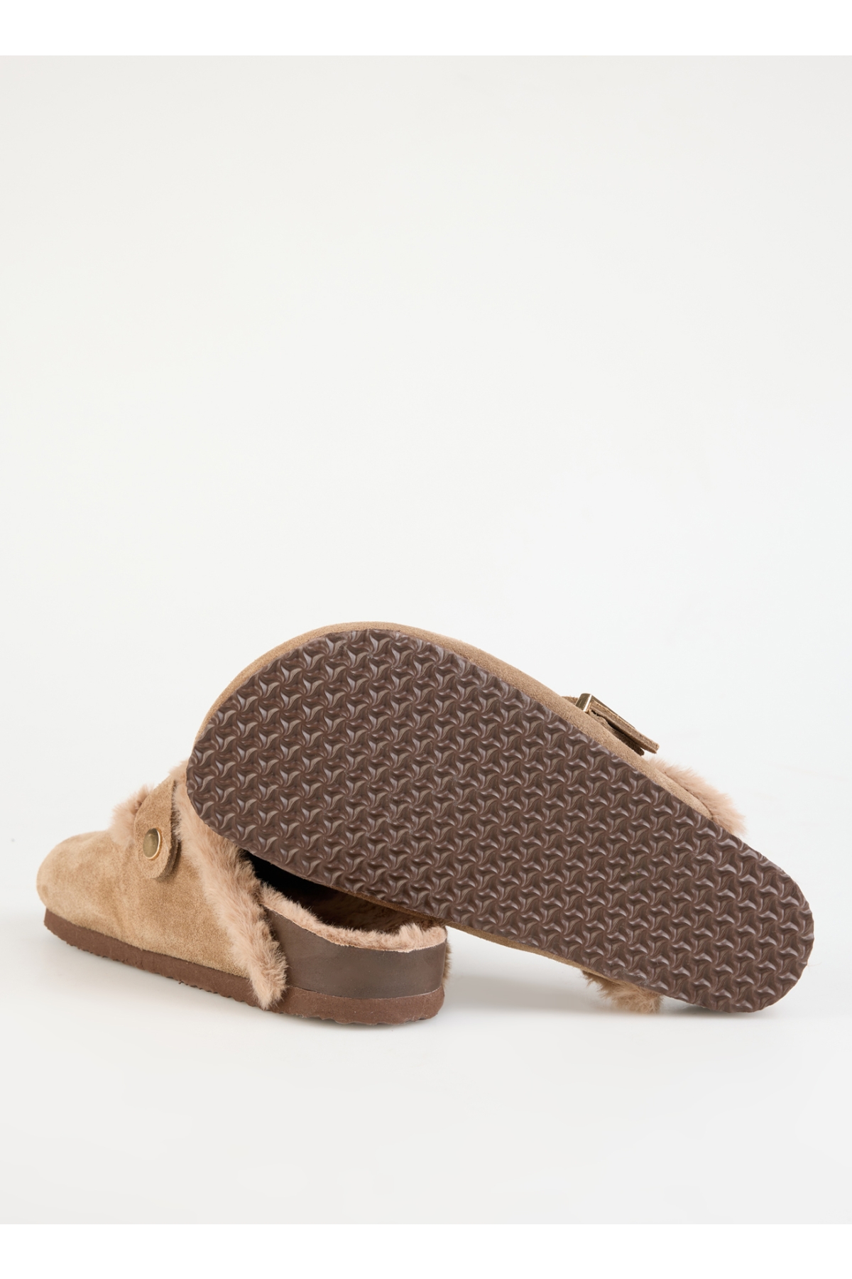 Vizon Kadın Süet Terlik KAYRAN - Görsel 5