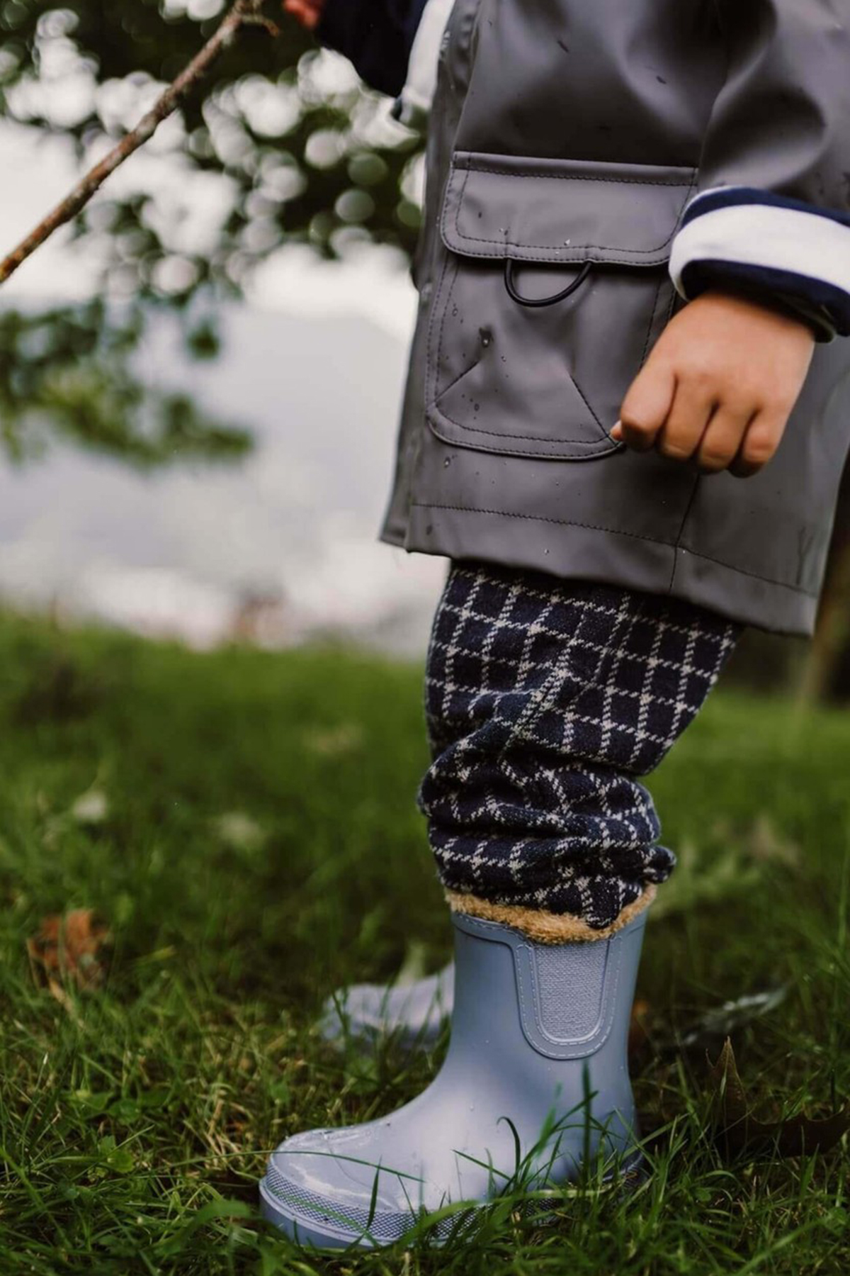 Unisex Çocuk Yağmur Çizmesi W10290 KOYU MAVİ - Görsel 2