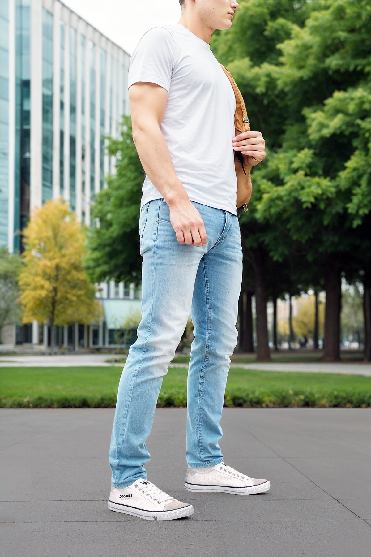 238546 5FX Beyaz Erkek Sneaker - Görsel 3