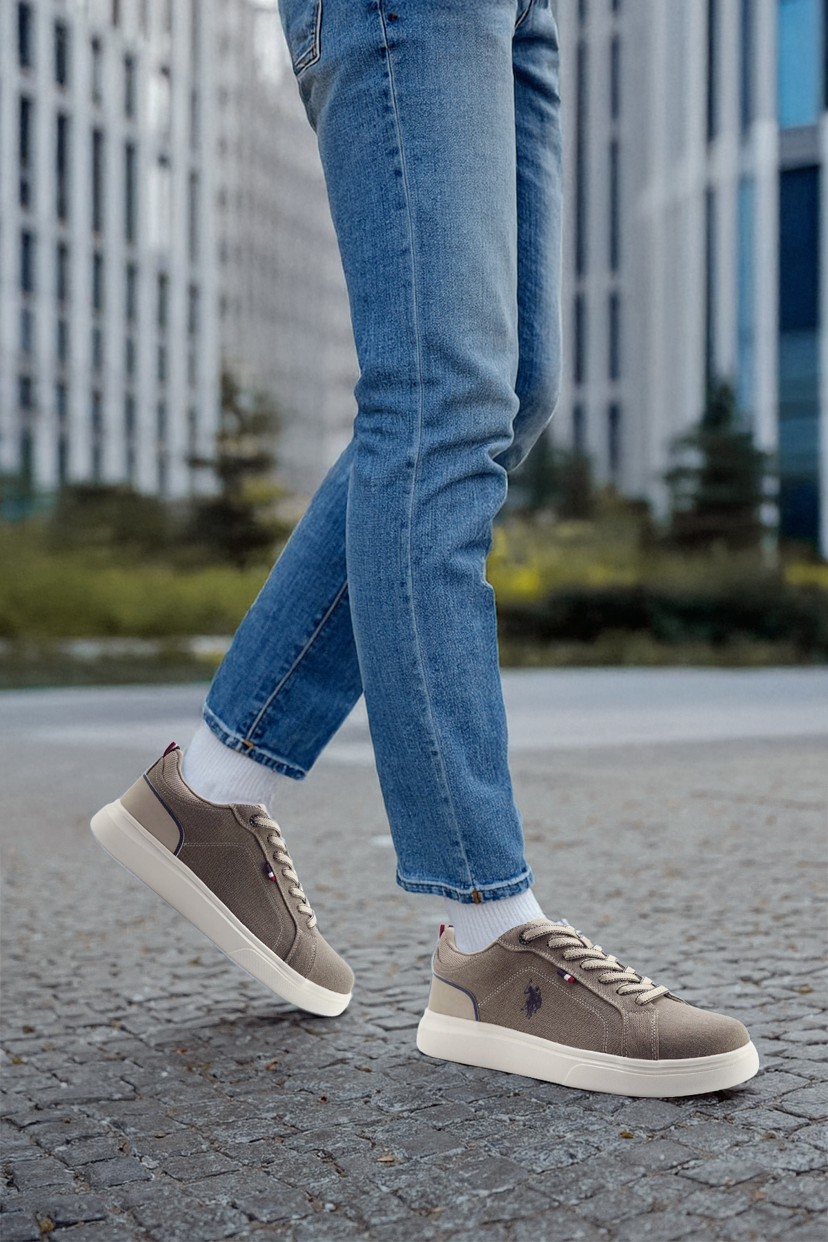 U.S. Polo Assn. NATE 5FX Kum Erkek Sneaker - Görsel 3