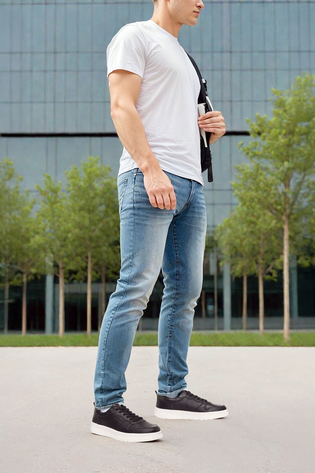 EBONY 5FX Siyah Erkek Günlük Ayakkabı - Görsel 3