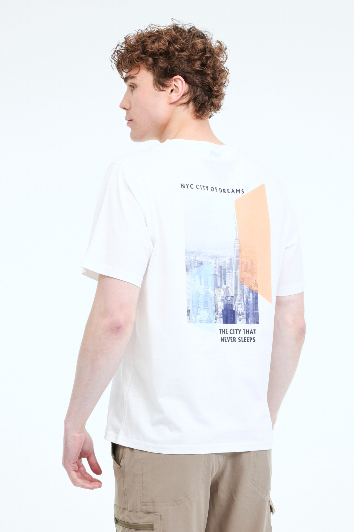 Lumberjack ML RENZO 11URB4005 5FX Beyaz Erkek Kısa Kol T-Shirt