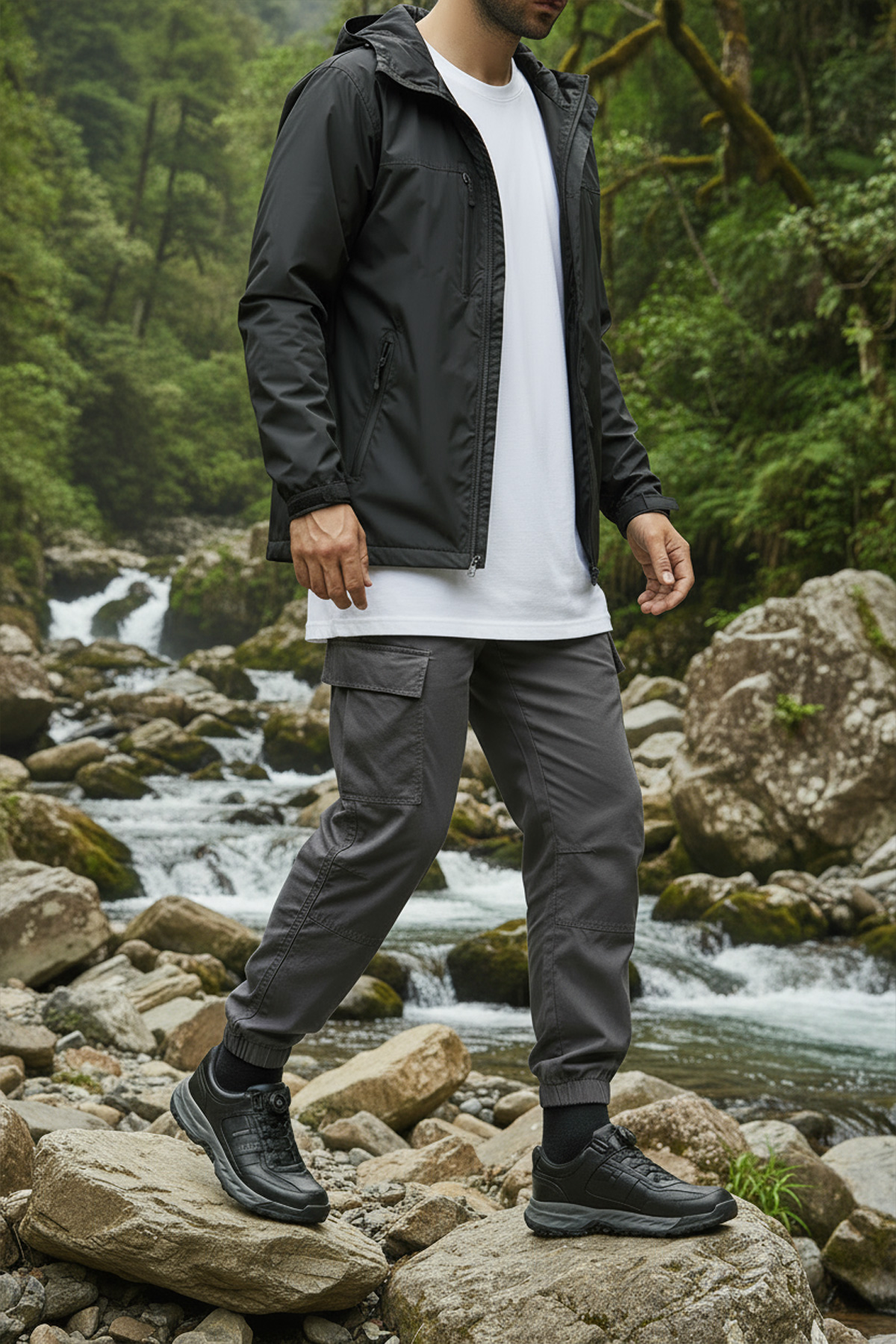 GERRARD 5PR Siyah Erkek Outdoor - Görsel 3