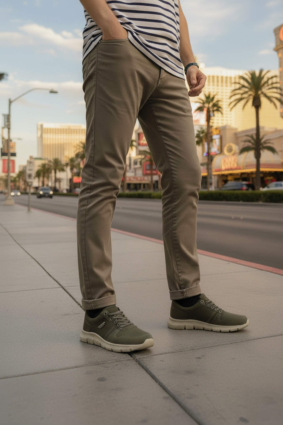 OFFICER-N 5PR Haki Erkek Rahat Ayakkabı - Görsel 3