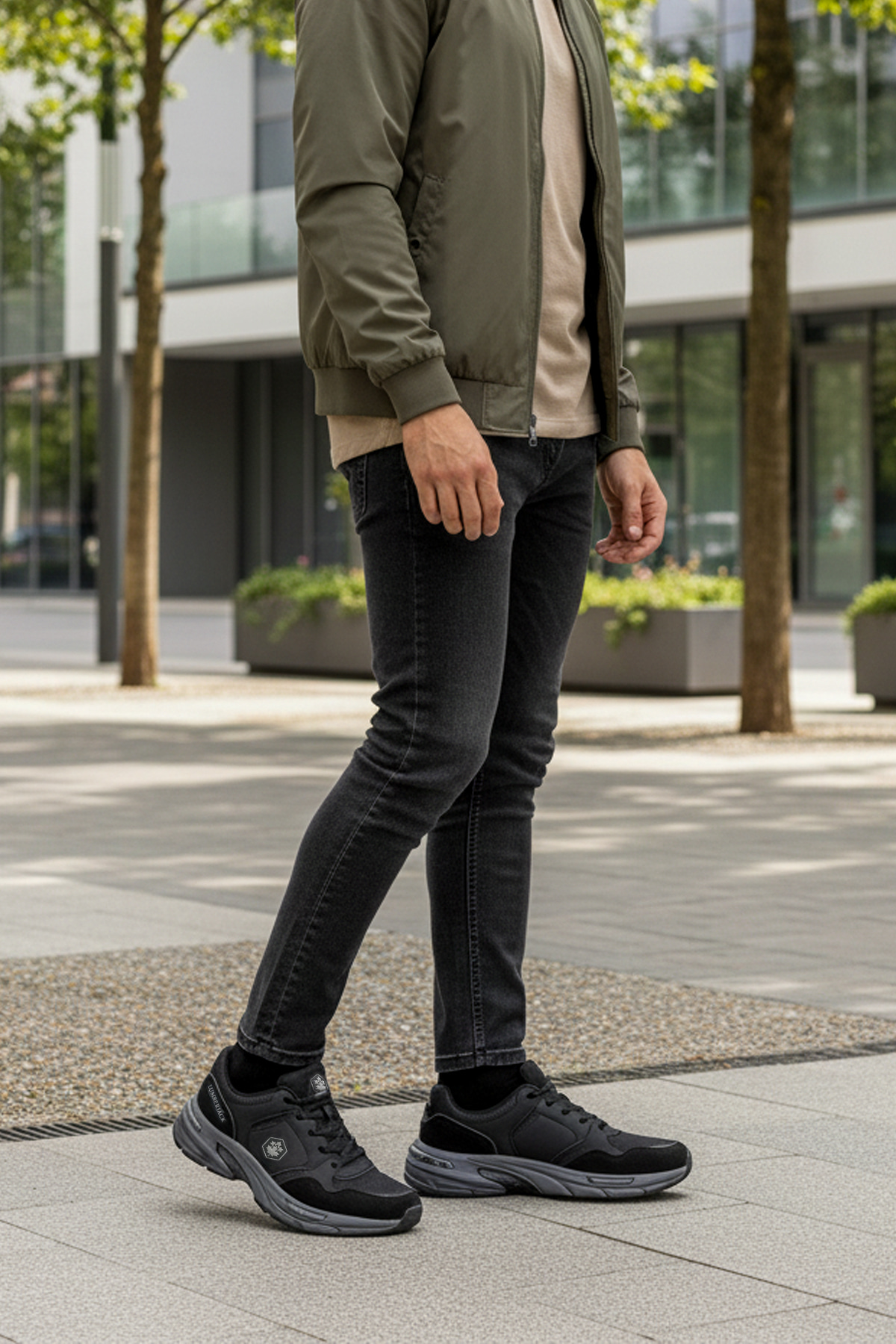 DEEPER 5PR Siyah Erkek Spor Ayakkabı - Görsel 4